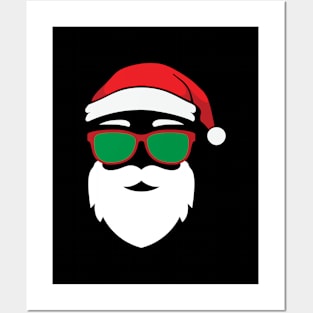 Santa Face Posters and Art